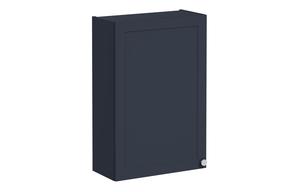 VitrA Root Classic 60cm 1 Door Upper/Wall Unit (LH Hinge) - Matt Dark Blue